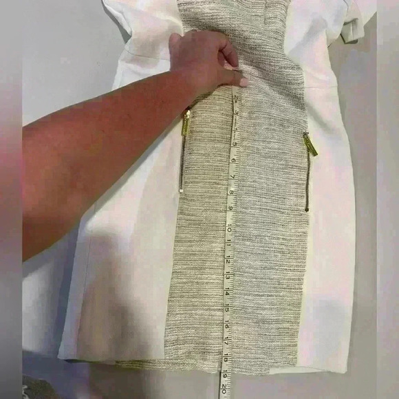 Michael Kors Ivory and Tan block Dress Size 2 - Picture 6 of 6